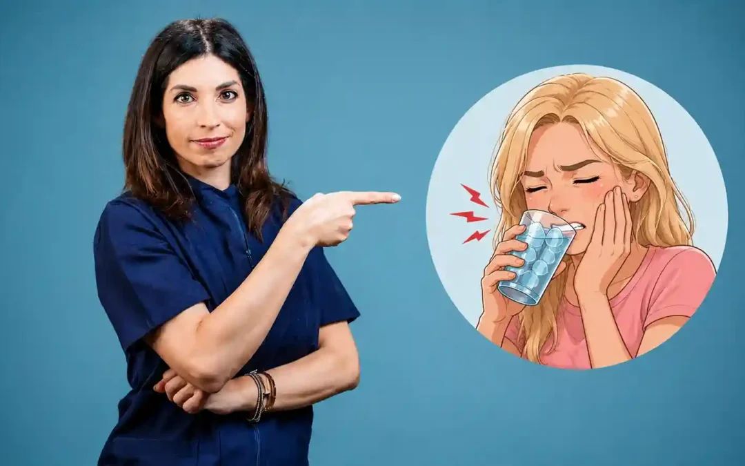 Donna con dente sensibile al freddo - Dentisti Cutrera Gela e Vittoria
